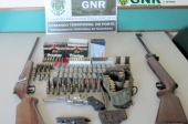 Quatro armas apreendidas em Fafe pela GNR