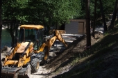Obras na Barragem derraparam