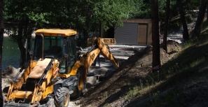 Obras na Barragem derraparam