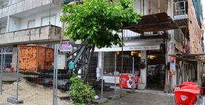 Obras fazem desesperar proprietária de padaria