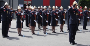 Bombeiros receberam presentes em dia do 124º aniversário