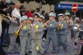 Crianças brincaram ao Carnaval na cidade
