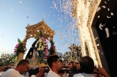 Senhora da Misericórdia recebida com palmas em Antime