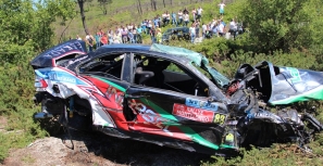 Acidente Rali Montelongo: piloto e navegador fora de perigo