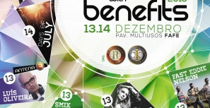Cartaz fechado para o Rock With Benefits