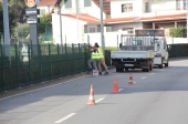 Colocada vedação na Circular