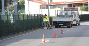 Colocada vedação na Circular