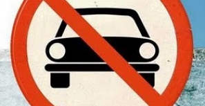 Sábado, carros não entram no centro da cidade